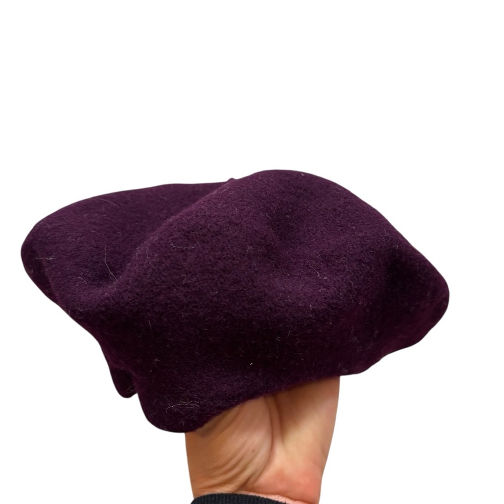 Vintage‎ Importina Brand 100% Wool Plum Colored Beret